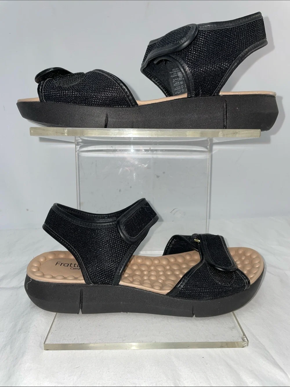 FRATTINI COMFORT SANDALS WITH ADJUSTABLE VELCO STRAPS FTL-07-126